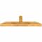 Ekena Millwork Portland Rough Sawn Timber Gable Bracket, Western Red Cedar, 48"W x 14"H x 4"D x 4"F, 7/12 Pitch GBW048X14X0404POR00RWR - alternate 4